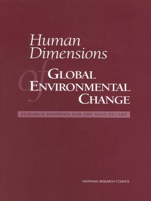 cover image of Human Dimensions of Global Environmental Change